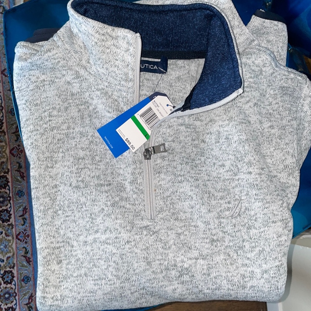 Nautica 1/4 zip pullover sweater